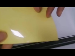 rótulo adesivo de vedação por tansperante para caixa ou saco de vedação