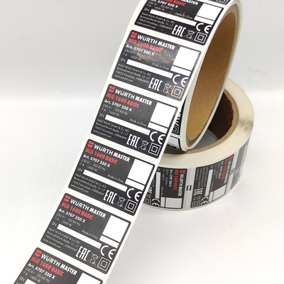Papel industrial lustroso da etiqueta do vinil das etiquetas TPU da etiqueta adesiva de PMS