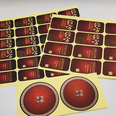 Cosméticos da etiqueta do preto do gel BOPP de Matte Lamination Cosmetic Sticker Labels