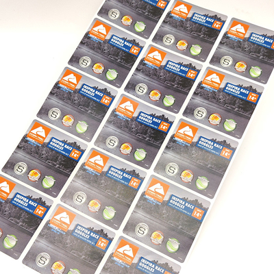 Os fundamentos circulares do agregado familiar de CMYK etiquetam BOPP a etiqueta oval de papel do detergente para a roupa