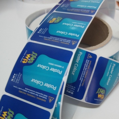 Etiquetas adesivas de filmagem para embalagens de papel versáteis