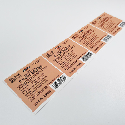 Matte Glossy Adhesive Wine Labels BOPP imprimiu o projeto personalizado
