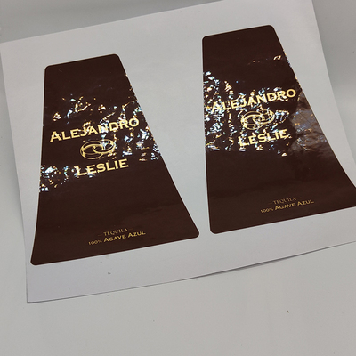 Papel autoadesivo lustroso da etiqueta de Matte Adhesive Label Stickers TPU BOPP