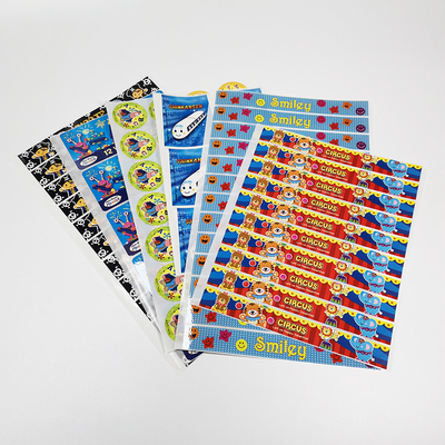 As etiquetas da etiqueta de esparadrapo do filme de BOPP envernizam Matte Laminated Sticker Paper lustroso