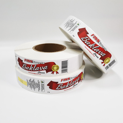 Rolo de papel sintético impermeável da etiqueta de Matte Bottle Packaging Label Stickers CMYK