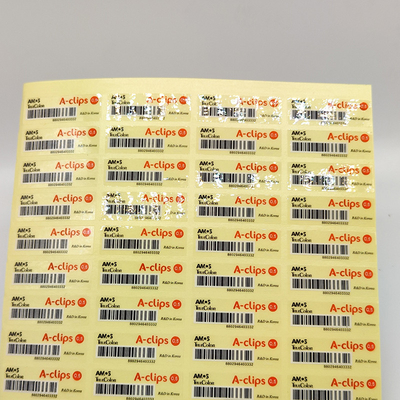 Logo Print Pantone Color Stickers personalizou a etiqueta lustrosa impermeável do vinil do rolo