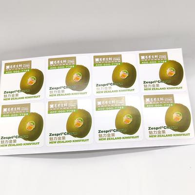Etiquetas de prateleira vegetais da loja de Pantone CMYK da etiqueta dos produtos alimentares de BOPP