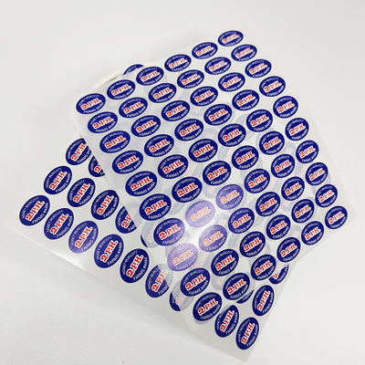 Etiquetas de prateleira lustrosas da mercearia de Matte Custom Printed Food Labels CMYK BOPP