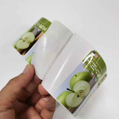 Etiquetas de empacotamento dos peixes impermeáveis de papel sintéticos do marisco do vinil para o armazenamento frio
