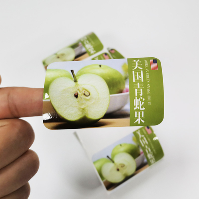 O recipiente de alimento feito sob encomenda de CMYK etiqueta etiquetas de BOPP Pantone para caixas do alimento