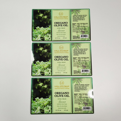 Etiquetas adesivas CMYK estratificado lustroso do alimento de BOPP que imprimem a etiqueta do selo da caixa