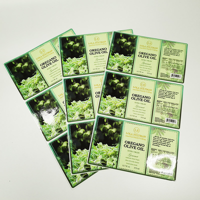 As etiquetas pretas de Logo Printed Food Packaging Roll da forma circular projetam