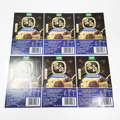 Semi etiquetas autoadesivas imprimíveis de Matte Food Pack Label CMYK BOPP