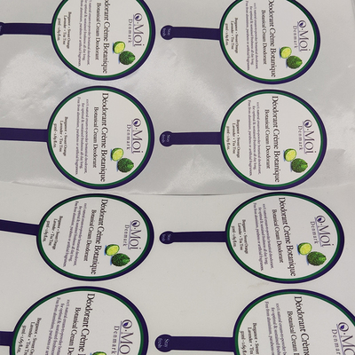 Etiquetas feitas sob encomenda do selo da garrafa da bebida de Juice Bottle Labels Waterproof BOPP do pirulito