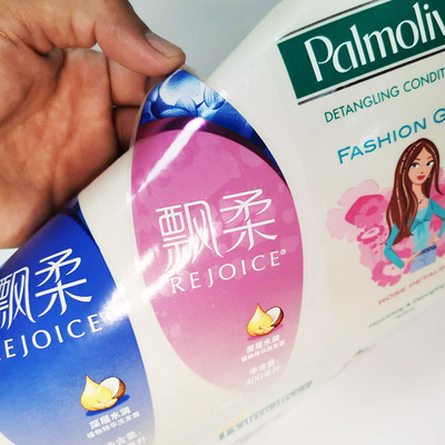 Do champô cosmético do projeto CMYK da etiqueta de BOPP papel lustroso da etiqueta do vinil