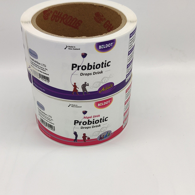 O frasco de Pharma dos produtos farmacêuticos da etiqueta do ANIMAL DE ESTIMAÇÃO de BOPP etiqueta o esparadrapo removível