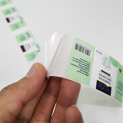 Etiquetas cosméticas impermeáveis Pearlized Matte Cosmetic Jar Labels elegante de BOPP