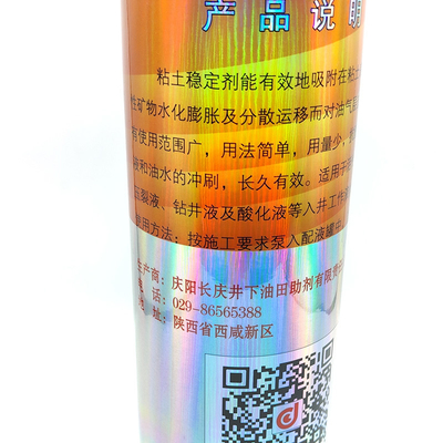 Laser Vial Hologram Waterproof Sticker Labels das etiquetas da segurança química de CMYK