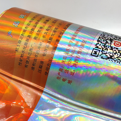 Laser Vial Hologram Waterproof Sticker Labels das etiquetas da segurança química de CMYK
