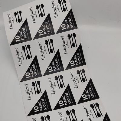 O agregado familiar imprimível à prova de intempéries etiqueta CMYK BOPP folhas removíveis das etiquetas adesivas