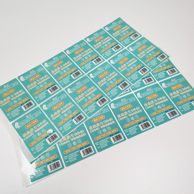 Etiquetas removíveis lustrosas do detergente para a roupa de Matte Sticker Paper Waterproof Synthetic