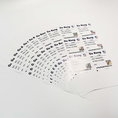 Os dados variáveis do filme de BOPP etiquetam imprimir a etiqueta da cópia de Digitas do QR Code