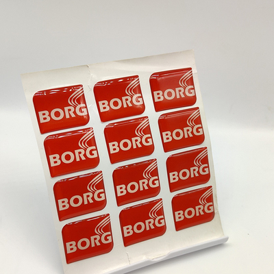 as etiquetas da cola Epoxy do plutônio 3D de 3M Adhesive cancelam o logotipo personalizado etiquetas da abóbada da resina de cola Epoxy