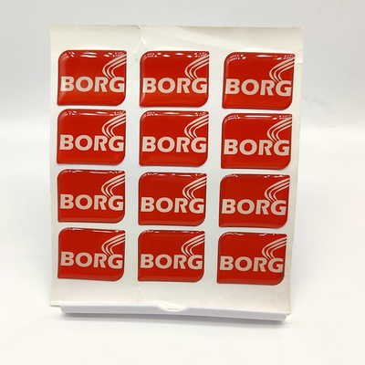 as etiquetas da cola Epoxy do plutônio 3D de 3M Adhesive cancelam o logotipo personalizado etiquetas da abóbada da resina de cola Epoxy