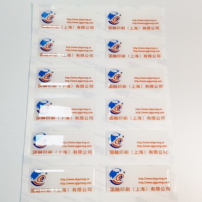 Adesivos epóxi personalizados de forma regular com cola 3M para publicidade promocional