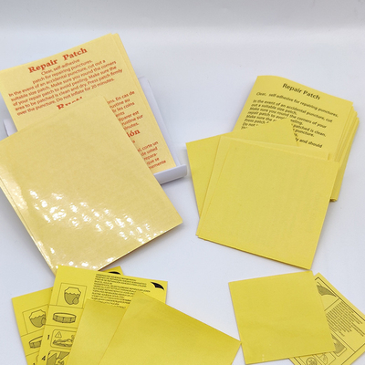 o reparo inflável de 7x7 Cm remenda o jogo esparadrapo do remendo do flutuador da associação do PVC