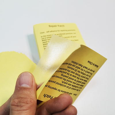 Remendos de conserto de camas infláveis ​​impressos personalizados a granel para áreas externas