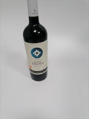 Etiquetas para garrafas de vinho em papel Cmyk Papel adesivo com acabamento fosco