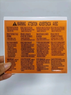 Autocolantes metálicos impermeáveis personalizados para etiquetas de embalagem