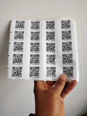 Kiss Cut Dimensões Diferentes Custom Smart Qr Sticker Etiquetas Stickers