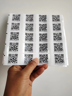 Kiss Cut Dimensões Diferentes Custom Smart Qr Sticker Etiquetas Stickers