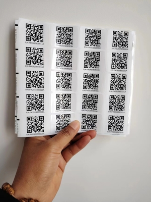 Kiss Cut Dimensões Diferentes Custom Smart Qr Sticker Etiquetas Stickers