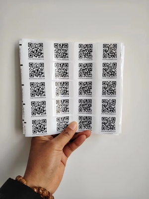 Kiss Cut Dimensões Diferentes Custom Smart Qr Sticker Etiquetas Stickers