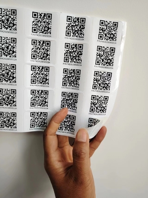 Kiss Cut Dimensões Diferentes Custom Smart Qr Sticker Etiquetas Stickers