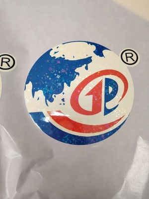 Easy Peel Holographic Seal Stickers UV Resist Printing Durable Waterproof Laser Label para logotipo