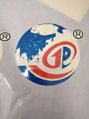 Easy Peel Holographic Seal Stickers UV Resist Printing Durable Waterproof Laser Label para logotipo