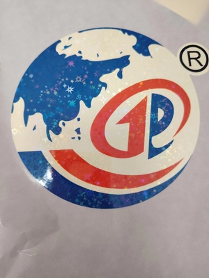 Easy Peel Holographic Seal Stickers UV Resist Printing Durable Waterproof Laser Label para logotipo