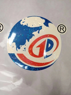 Easy Peel Holographic Seal Stickers UV Resist Printing Durable Waterproof Laser Label para logotipo