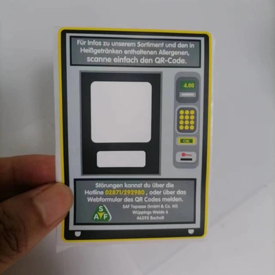 Adesivo adesivo de vinil à prova d'água para equipamentos de electrónica de consumo