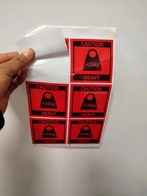 Autocolantes de identificação de produto da tecnologia de impressão digital CMYK para identificação de produto
